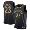 Camiseta Hombre NBA Toronto Raptors Fred Vanvleet 23 2022-23 Nike City Edition Negro Swingman